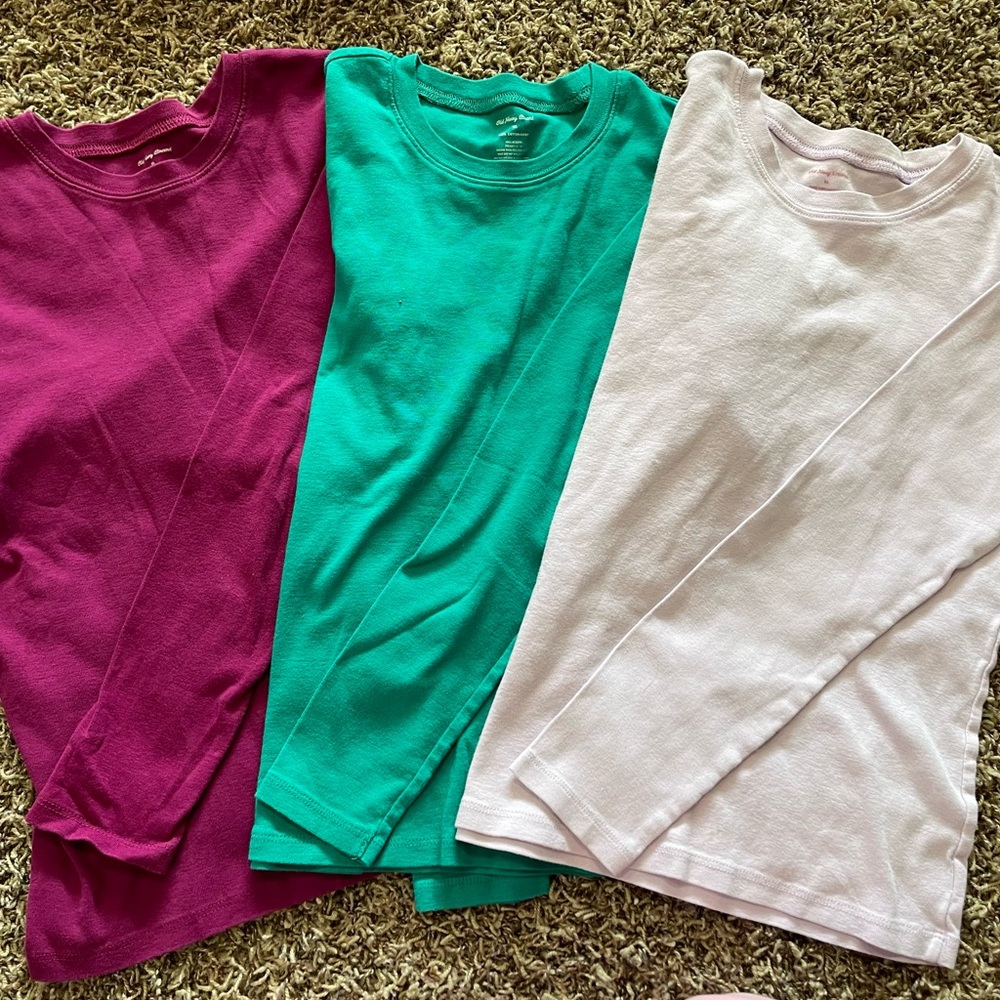 Old Navy. Fuchsia. Teal. Lavender. XL. 10/12.
